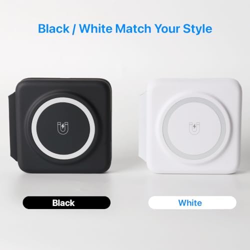 Triple Device Wireless Charging Hub – Foldable 15 W Magnetic Fast Charger for i Phone 16/15/14/13/12, Air Pods (All Models), and Apple Watch – Portable, Sleek White Design for Travel and Home Use – Ultimate Convenience and Style for Your Tech Essentials