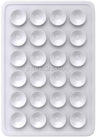 Premium Silicone Suction Phone Mount for i Phone & Android – Hands-Free Holder for Tik Tok, Selfies & Fidgeting – Versatile Shower Mirror & Smooth Surface Compatibility – Stylish Chocolate Finish for Enhanced Functionality and Aesthetic