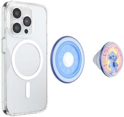 Stylish Lilo & Stitch Pop Socket Grip with Kickstand – Versatile One-Handed Phone Holder for Seamless Use and Enhanced Compatibility across Devices – Effortless Style and Functionality in a Durable Accessory for i Phone, Samsung, and More – Perfect for Wireless Charging and Swappable Designs – Ideal Anti-Drop Solution for Everyday Convenience