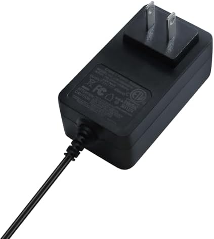 Universal 12 V 2 A AC Power Adapter with 5 ft Cord – High-Efficiency Charger for Diverse Electronic Devices – Dual Connector Compatibility (3.5 mm x 1.35 mm & 5.5 mm x 2.5 mm) – Global Input Voltage 100 V-240 V – Enhanced Safety Features for Optimal Device Performance – Ideal Power Supply Solution for Home and Office Use