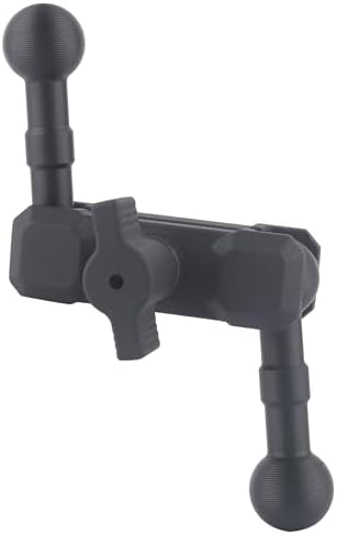 17 mm Ball Mount Extension Arm – Versatile Double Socket Design for 360° Swivel, Ideal Aluminum Accessory for Garmin GPS & Phone Holders, Enhances Car Vent/Dash/Suction Cup Mounting Experience with Optimal Adjustability and Stability