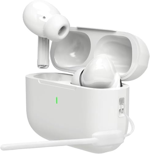 Next-Generation Bluetooth 5.3 Wireless Earbuds – Immersive Deep Bass & Cutting-Edge Noise Cancelling for an Enhanced Audio Experience – 30-Hour Playtime with Ultra-Lightweight Comfort – Seamlessly Compatible with i Phone & Android for Active Lifestyles