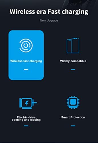 Experience Seamless Power on the Road with the SUPERLIT 15 W Qi Fast Wireless Car Charger – Auto-Clamping Air Vent Phone Mount for i Phone, Samsung, and More – Universal Compatibility and Enhanced Charging Efficiency for Ultimate Convenience