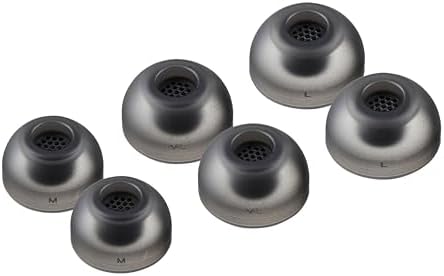 Enhance Your Audio Experience with AZLA Sedna Earfit MAX TWS Earbud Tips (S/MS/M) – Premium Noise-Canceling Silicone Eartips in Dark Gray for Ultimate Comfort and Sound Isolation, Perfectly Compatible with Sony, Samsung, and Sennheiser Wireless Headphones