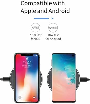 Ultra-Fast Wireless Charging Pad with External Receiver U01 for Samsung Galaxy A12, A22, A32, A42, A52, A72 – Effortless Power with Enhanced Compatibility for 4 G & 5 G Devices – Sleek Design & Safety Features for Modern Charging Solutions
