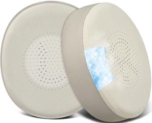 Revolutionary SOULWIT Cooling Gel Earpads for Jabra Evolve2 65 & 40 – Experience Ultimate Comfort with Breathable Ice Silk Fabric – Superior Replacement Ear Cushions for On-Ear Wireless Headsets – Perfect for Long Hours of Use in Sleek Black – Elevate Your Listening Experience with Enhanced Performance and Style