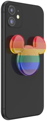 Disney Classic Mouse Pop Sockets Phone Grip with Versatile Kickstand – Ultimate Anti-Drop Phone Holder for One-Handed Use and Easy Style Switchability – Compatible with i Phone, Samsung, and Most Cases – Ideal for Wireless Charging and Everyday Convenience