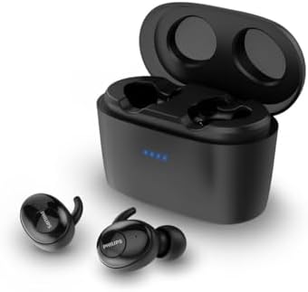 Philips Premium Wireless In-Ear Earbuds with Charging Case – Superior Audio Quality, Ergonomic Comfort, and Seamless Device Compatibility in Elegant White