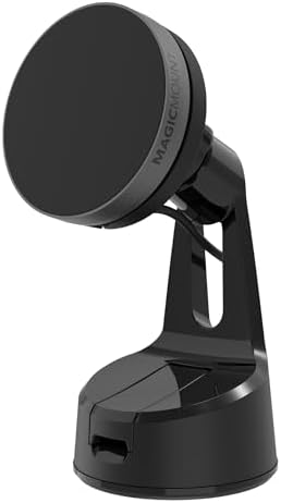 Scosche Qi2 Mag Safe Car Mount with 15 W Wireless Charging – Premium Magnetic Phone Holder for Dashboard & Windshield, Fast USB-C Charger Included, Compatible with i Phone 12-16 – Ultimate Convenience & Durability for Tech-Savvy Drivers