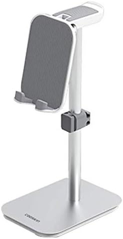 Premium Aluminum Alloy Headphone & Kindle Holder – Ergonomic Desktop Organizer for Headphones and e Readers Up to 11 Inches – Stylish Silver Finish with Secure Non-Slip Base for Optimal Stability and Clutter-Free Workspaces