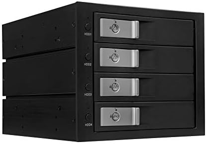 Kingwin Universal Hot Swap Mobile Rack for 2.5” & 3.5” SSD/HDD – Effortless Internal Tray-Less SATA Hard Drive Backplane Enclosure with 6 Gbps Support for SATA I/II/III & SAS I/II – Ultimate Flexibility and Enhanced Data Transfer Speed for Efficient Storage Management