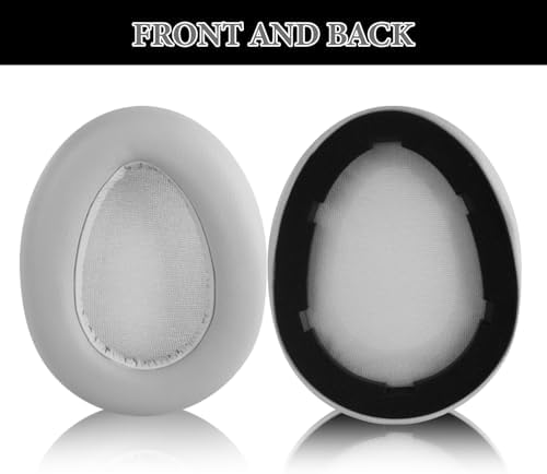 Enhance Your Audio Experience with Aiivioll JBuds Lux ANC Replacement Ear Pads – Premium Protein Leather & Noise Isolation Foam for JLAB Wireless Headphones in Elegant White – Effortless Installation for Ultimate Comfort and Superior Sound Quality
