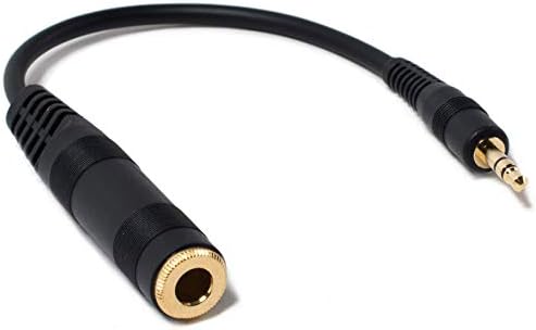 Sennheiser Premium 1/4″ to 1/8″ Adapter Cable – High-Performance Audio Connector for Headphones, 6.3 mm Female to 3.5 mm Male Plug, Ultimate Compatibility & Durability for Audiophiles and Casual Listeners