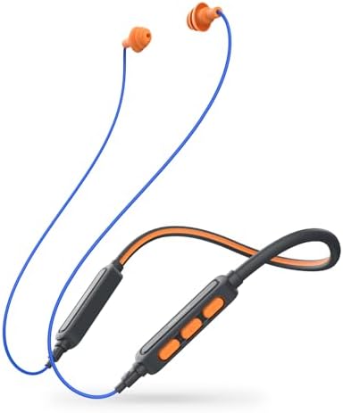 MIPEACE OSHA-Certified Bluetooth Neckband Headphones – Superior 29 d B Noise Cancellation with 20+ Hours of Continuous Play and Four Custom EQ Modes for Enhanced Audio Control in Construction and Safety Settings