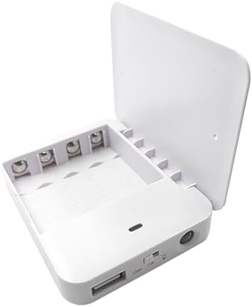 Portable Battery Operated Phone Charger with LED Indicator | Emergency USB Power Bank Powered by AA Batteries – 2 Pack for Ultimate Convenience and Versatility in Charging Solutions