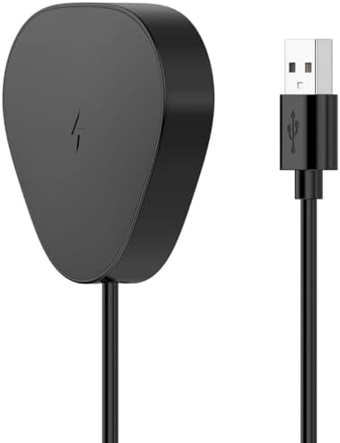 Magnetic Wireless Charging Dock for Sonos Roam & Roam SL – Fast Charging Station with 4.9 ft Cable for Optimal Audio Performance – Sleek Black Design for Effortless Power Management and Enhanced Compatibility