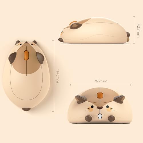 Akko Cat Theme Pink Wireless Gaming Mouse – Tri-Mode Connectivity for Seamless Use Across Devices, Adorable Cartoon Design for Enhanced Aesthetic, Ergonomic & Lightweight for Extended Comfort, Ideal for Mac & Windows Users – Elevate Your Gaming Experience with Style!