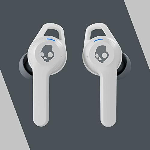 Skullcandy Indy Evo Wireless Earbuds – 30-Hour Battery Life, IP55 Sweat Resistant, Universal Compatibility for i Phone & Android – Touch Control Bluetooth Headphones in Grey for All-Day Comfort and Premium Sound Experience