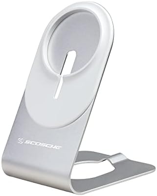 Scosche MSQP Magnetic Wireless Charger – Ultra-Fast Mag Safe Charging Pad for i Phone 12, 13, 14, Air Pods, and More | Sleek Black Design for Effortless Power | Compact and Versatile Wireless Charging Solution for Home and Travel