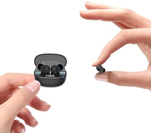 T10 Mini Wireless Bluetooth Earbuds for Small Ears – Ultra-Discreet Design with 24-Hour Battery Life, IPX5 Waterproof Durability, Bluetooth 5.4 Connectivity, and Dynamic Sound – Ergonomic Fit for Active Lifestyles and Unmatched Comfort