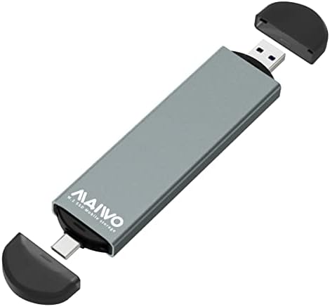 Elevate Your Data Storage with the MAIWO M.2 Enclosure: High-Speed 10 Gbps USB A to USB C SSD Enclosure for NVMe & SATA SSDs – Supports 4 TB Expansion, Durable Aluminum Alloy Design, Compatible with M and B+M Key Sizes (2230/2242/2260/2280)