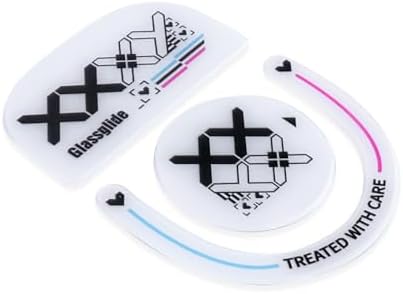 Transform Your Gaming with HUYUN Ultra Strong Glass Mouse Feet Skates for Logi G502 – Precision, Speed, and Effortless Gliding for Unmatched Performance! Enhance Your G502 Experience with Durable, Curved Edge Design for Reduced Friction and Superior Tracking in Competitive Play!