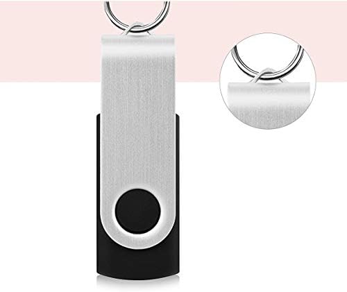 KOOTION 10-Pack 8 GB USB Flash Drives – High-Speed, Portable Memory Sticks with Keychain Design for Effortless Data Transfer and Storage Solutions – Compatible with PCs, Laptops, and Consoles