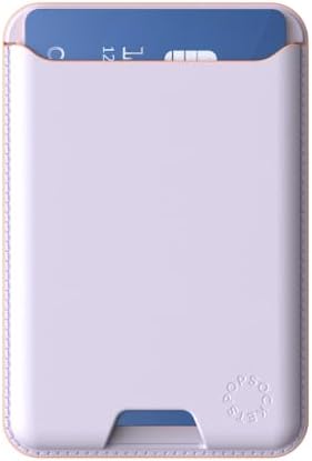 Chic Lavender Pop Sockets Phone Wallet with Expanding Grip & Mag Safe Compatibility – Stylish Card Holder for Effortless Wireless Charging & Enhanced Smartphone Functionality – Perfect Accessory for Active Lifestyle Users
