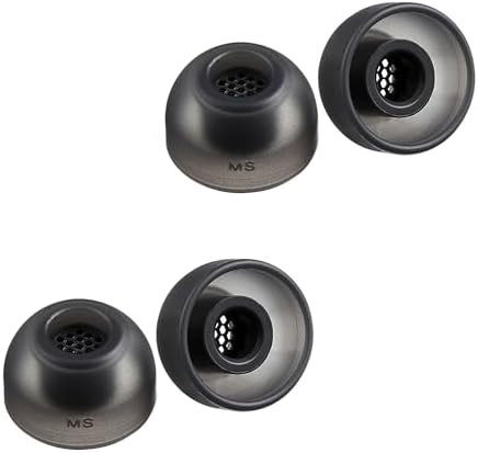 Enhance Your Audio Experience with AZLA Sedna Earfit MAX TWS Earbud Tips (S/MS/M) – Premium Noise-Canceling Silicone Eartips in Dark Gray for Ultimate Comfort and Sound Isolation, Perfectly Compatible with Sony, Samsung, and Sennheiser Wireless Headphones