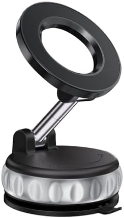 2025 Advanced Vacuum Suction Magnetic Phone Holder – Ultra-Foldable 360° Adjustable Car Mount for Seamless Hands-Free Connectivity in Vehicles, Gyms, and Smooth Surfaces – Universal Compatibility for Optimal Device Stability and Convenience