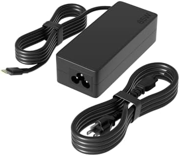 Rapid Charge 65 W USB-C Power Adapter for Lenovo Laptops – Ultimate Fast Charging Solution for Think Pad, Yoga, Chromebook, Ideapad Slim Duet & Think Book Series – Lightweight & Universal Compatibility for Maximum Efficiency on the Move