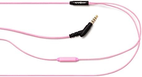 Experience Premium Sound with Symphonized Bling Genuine Wood In-Ear Noise-Isolating Headphones – Eco-Friendly Design, Built-In Mic, and Tangle-Free Nylon Cable for Enhanced Audio Compatibility in Gray