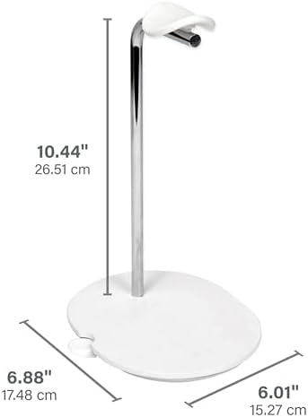 Sanus Sonos Ace Premium Headphone Stand – Stylish Silicone Cradle with Innovative Cable Management & Magnetic Charging Clip – Effortless Assembly for Over-Ear Headphone Protection – Sleek Black Design Enhancing Your Audio Space & Compatible with Multiple Models