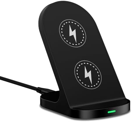 15 W Fast Wireless Charging Stand for Google Pixel & Samsung Galaxy – Sleek Qi Wireless Charger with Smart Tech for Rapid Power Delivery and Enhanced Compatibility – Ideal for Busy Lifestyles