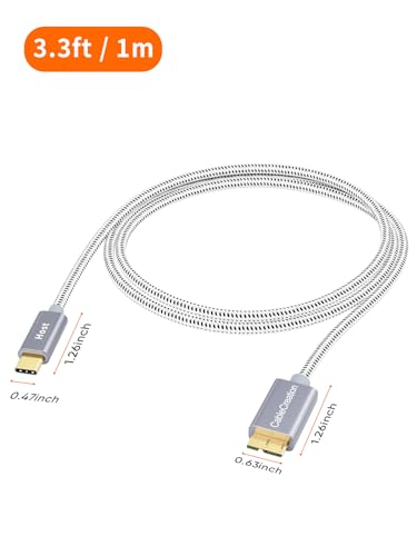 High-Speed 1 FT USB C to Micro B Cable – 10 Gbps Data Transfer for i Phone 15, Seagate & WD External Hard Drives – Durable Braided Design for Enhanced Connectivity & Reliability – Perfect Length for Travel & Desk Use – USB 3.1 Type C Compatible