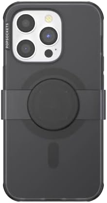 Pop Sockets i Phone 14 Pro Case with Integrated Slidable Grip & Kickstand – Pink Opalescent – Ultimate Wireless Charging Compatibility, 10 ft Drop Protection, and Easy Mag Safe Integration for Enhanced Mobile Experience