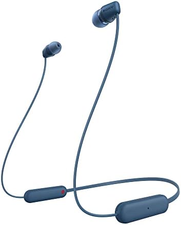 Sony WI-C100 Wireless In-Ear Bluetooth Headphones – Exceptional Audio Clarity with Quick Charge Technology, IPX4 Water Resistance & Integrated Microphone for Seamless Hands-Free Communication – Perfect for Daily Commutes, Fitness Activities & Versatile Use