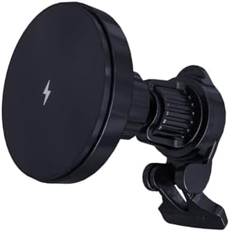 Revolutionary 2-in-1 Magnetic Car Phone Mount & Fast Wireless Charger | 15 W High-Speed Charging, Versatile Air Vent Compatibility, Universal Fit for All Smartphone Models, Safety-Enhanced Hands-Free Design (Sleek Black) – Your Ultimate Driving Companion