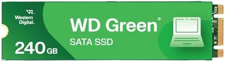 Transform Your Laptop’s Performance with the Western Digital 480 GB WD Green SSD – Ultra-Fast SATA III Solid State Drive for Lightning-Speed Data Transfers, Read Rates of Up to 545 MB/s, 2.5″/7 mm Design for Maximum Compatibility and Efficiency
