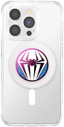 Mag Safe-Compatible Spiderman Enamel Ghost Spider Suit Pop Socket – Ultimate Hands-Free Kickstand & Wireless Charging Grip for Mobile Convenience and Style