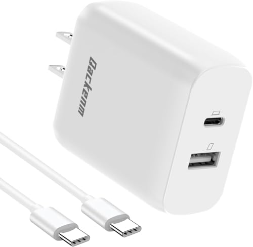 Rapid 65 W USB-C Dual Port Fast Charger Bundle: Wall & Car Power Solutions with 2 x 6.6 FT Cables for i Phone 16/15 Series, i Pad Pro/Air/Mini, Pixel 8/7/6 – Maximum Efficiency & Universal Compatibility for Home & On-the-Go Charging