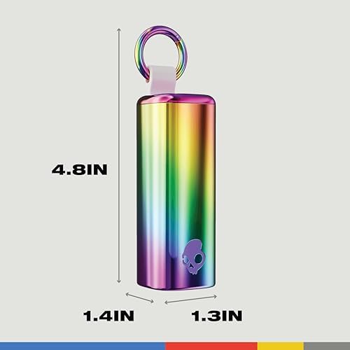 Skullcandy Dime Evo Wireless Earbuds – Premium Bluetooth Headphones with 36-Hour Battery, Noise Isolation for Superior Sound Quality, Hands-Free Microphone & Compact Clip Case – Ideal for i Phone & Android Users – Bone Color