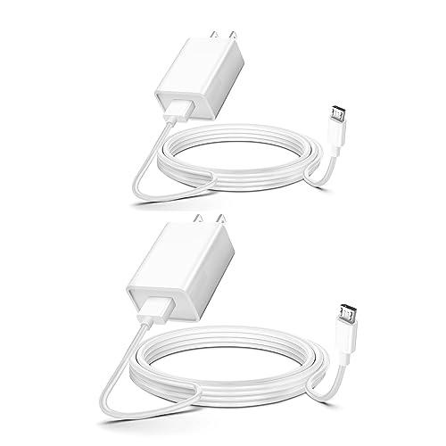 10 FT Dual Pack Power Charging Cable for Arlo Pro/Pro2, Wyze Cam, Blink, Yi Home & More – Versatile, Durable USB Cord for Enhanced Device Performance and Fast Charging Solutions