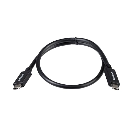 High-Speed 0.5 m USB C to USB C Cable – 10 Gbps Data Transfer & Fast Charging – Versatile USB 3.1 Type-C Connectivity for All Devices – Ideal for Travel & Organization – Durable & Sleek Design for Modern Tech Enthusiasts