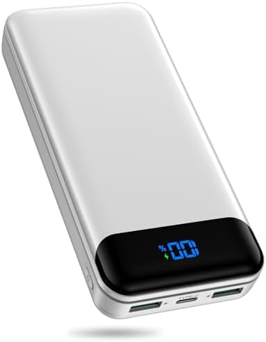 Ultra High-Capacity 40000 m Ah Portable Power Bank with PD 30 W & QC 4.0 Fast Charging – Versatile USB-C & USB-A Outputs, Dual Input Ports, Sleek Pink Design for i Phone 15, 14, 13 & More – Perfect for Travel and Daily Use