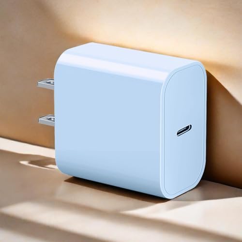 20 W USB C Fast Charging Block 3-Pack for Apple Devices – Compact Wall Adapter for i Phone 11-16, Apple Watch & i Pad – Sleek Purple Design for Enhanced Portability and Efficiency – Universal Compatibility for Optimal Performance