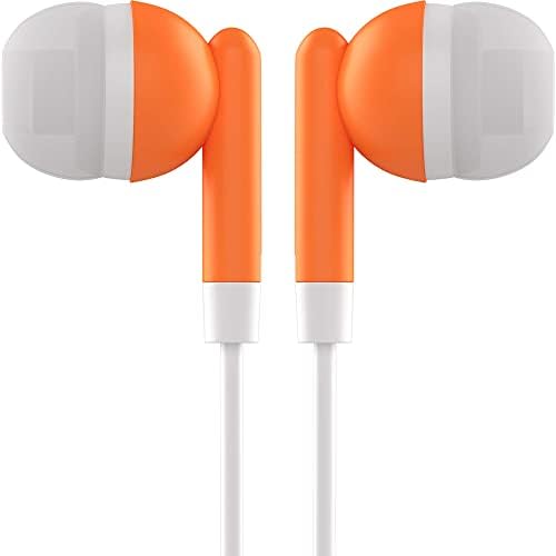 Maeline 100-Pack Bulk Earbuds with 3.5 mm Connector – Multi-Color Stereo Earphones for Schools, Events, and Promotions – Superior Sound Quality and Comfort for Everyday Use