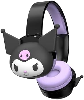 Unleash Your Style with Kuromi-Inspired Hello Kitty Bluetooth Headphones – Versatile 2-in-1 Over-Ear Design with AUX Functionality for Unmatched Audio Clarity – Adjustable Headband for Personalized Comfort – Perfect for Fashion-Forward Listeners on the Go – Integrated Microphone for Effortless Hands-Free Calling and Music Control – Compact and Foldable for Easy Travel and Storage – Elevate Your Everyday Sound Experience with Adorable Design and Premium Performance.