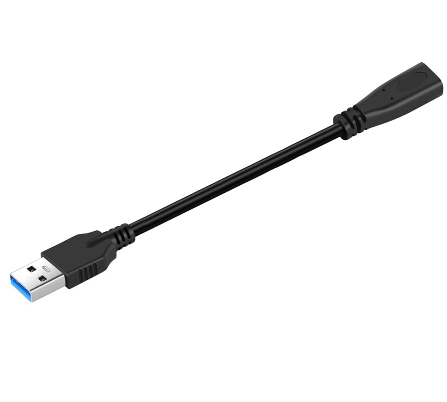 USB Type C 3.1 Panel Mount Adapter Cable 0.6FT, USB C Gen 2 Male to Female 10Gbps Data Cable with Mount Screw for MacBook Tablet, Mobile Phone, Hard Disk Drive – Enhanced Compatibility and Speed