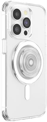 Transform Your Mobile Interaction with the Magnetic Pop Sockets Grip for Mag Safe – Versatile Kickstand & Customizable Swappable Top, Perfect for Effortless Hands-Free Viewing and Seamless Wireless Charging – Durable Clear Design for Optimal Compatibility and Long-Lasting Use